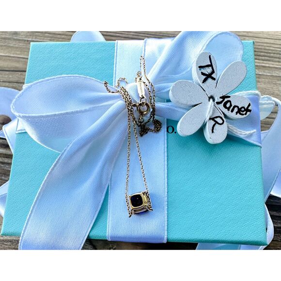 💜Rare and Retired Tiffany & Co. Amethyst Sparkler Necklace in 18k Rose Gold💜 - Picture 3 of 10